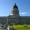 My bike commute takes me by the Capitol Building of the State of Utah. Blue skies, a gentle breeze and late afternoon sun made for a decent snapshot. I'll try to get a complementary photo this winter.