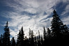 Early morning sky in the Uintas